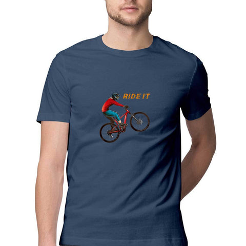 NAVY BLUE BICYCLE RIDER